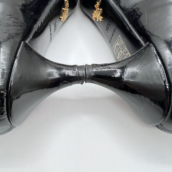 Prada Black Patent Leather Heels - Picture 15 of 16